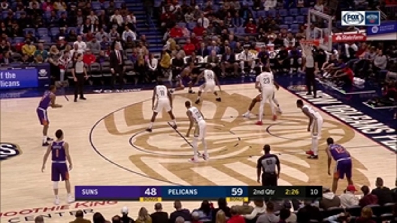 HIGHLIGHTS: Anthony Davis helps cllean up the paint with a BLOCK