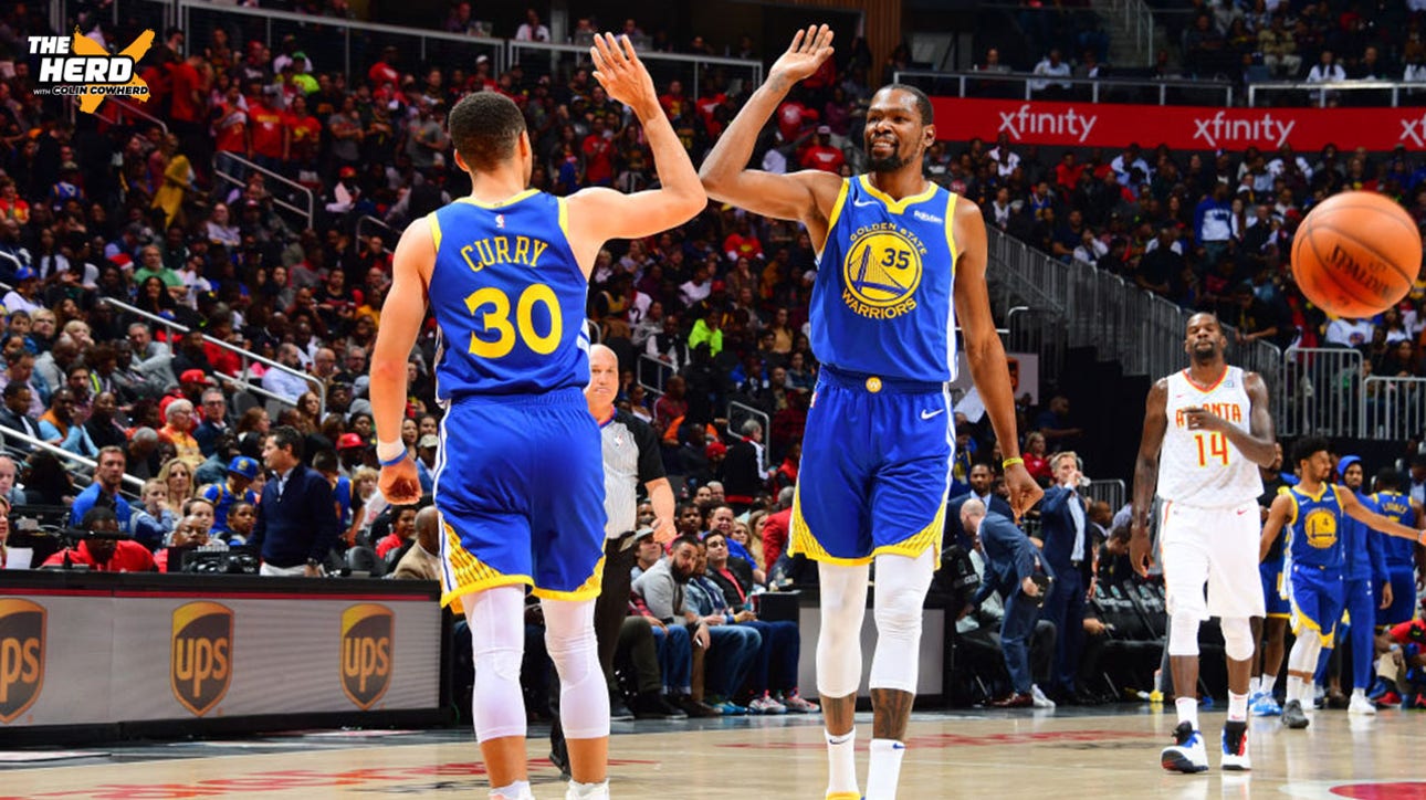 Nick Wright responds to Steph Curry's claim that the 2017 Warriors can beat Michael Jordan's 1996 Bulls I THE HERD