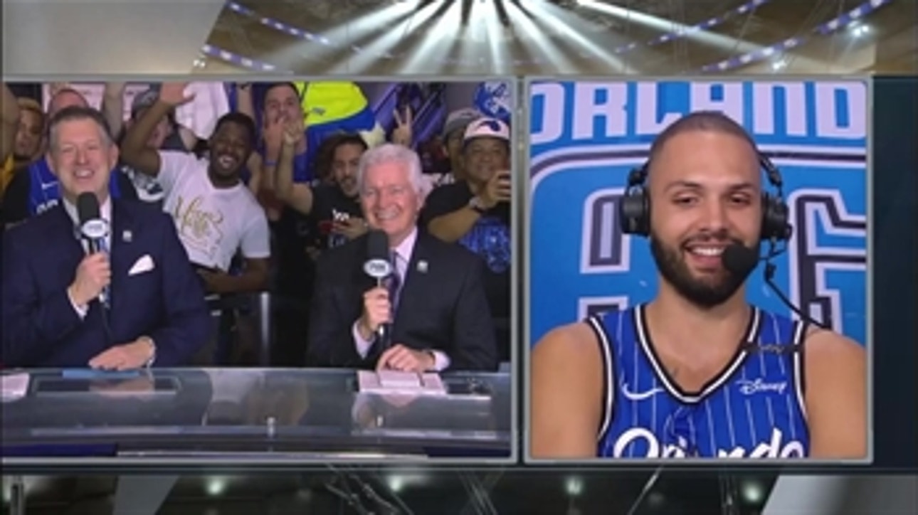 Evan Fournier credits win to fans' electric energy