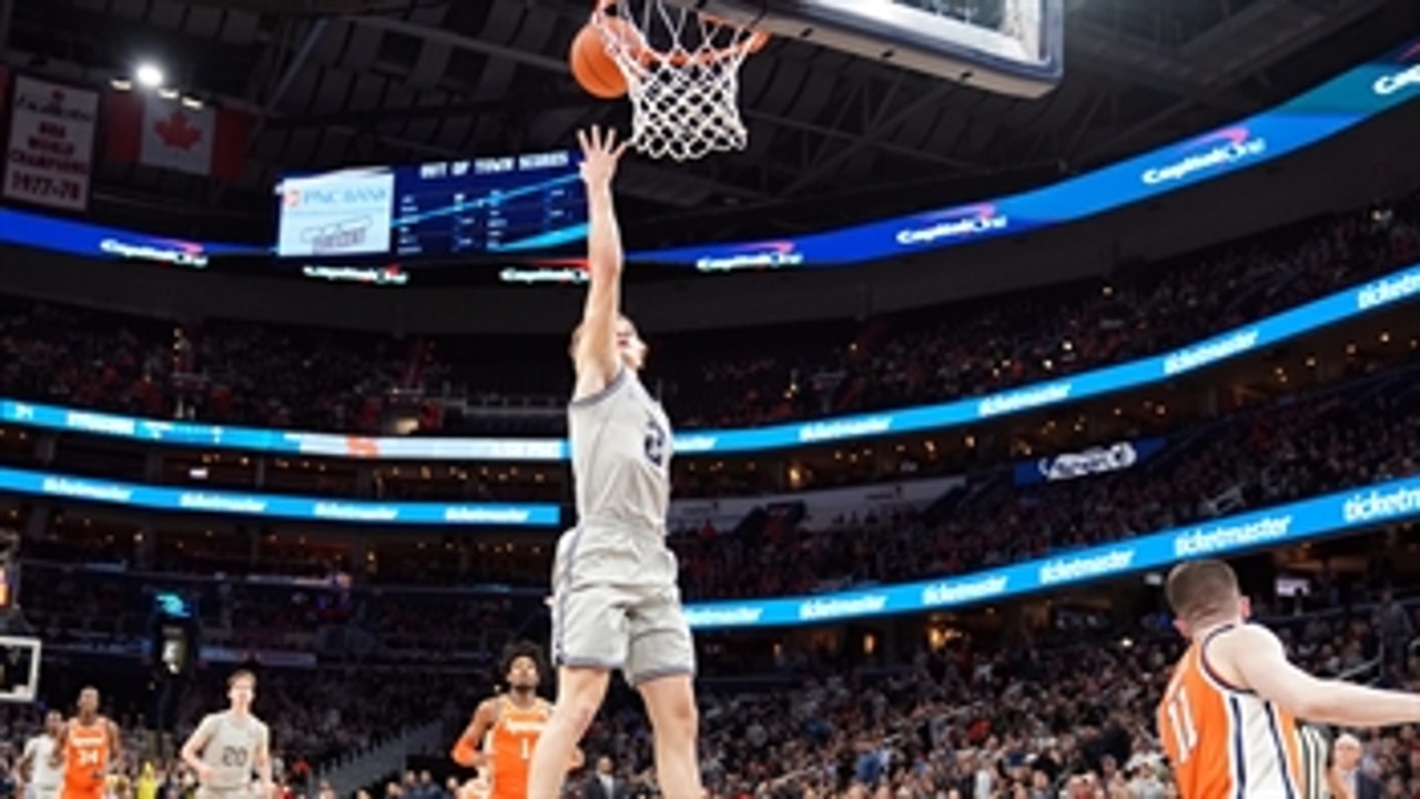 Mac McClung and Buddy Boeheim go back and forth as Georgetown gets the best of Syracuse