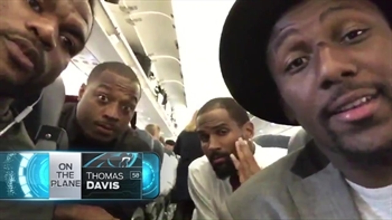 'On the Plane': Carolina Panthers heading home after win