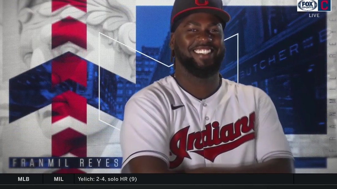 Franmil Reyes speaks on Padres power then sings his heart out!