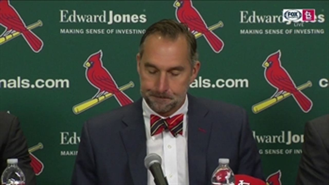 Mozeliak on Goldy: 'We couldn't find anything negative on him'