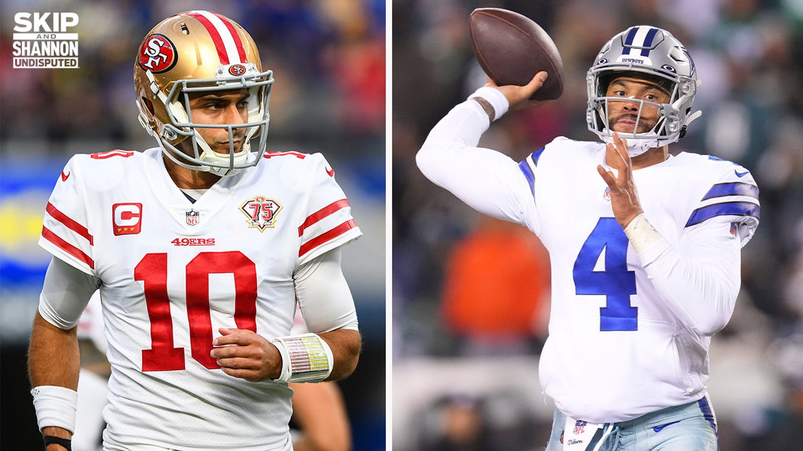 Skip Bayless breaks down why he believes his Cowboys will defeat the 49ers in Wild Card Round I UNDISPUTED