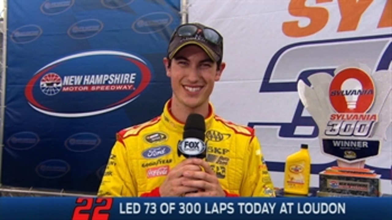 NASCAR Victory Lane: Joey Logano - Loudon 2014