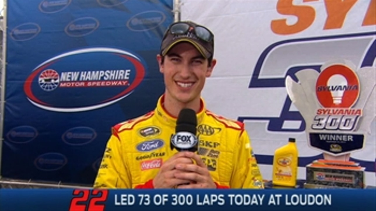 NASCAR Victory Lane: Joey Logano - Loudon 2014