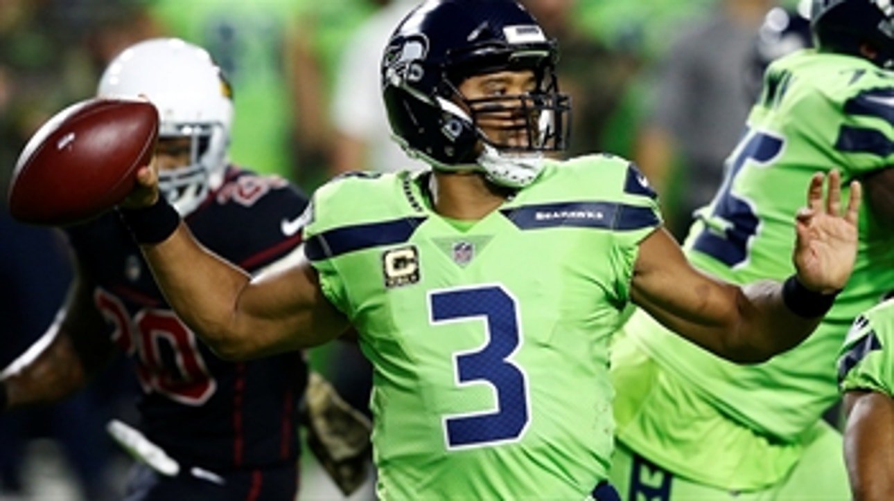 Shannon Sharpe breaks down Russell Wilson's wild play against the Cardinals: 'That was all luck!'
