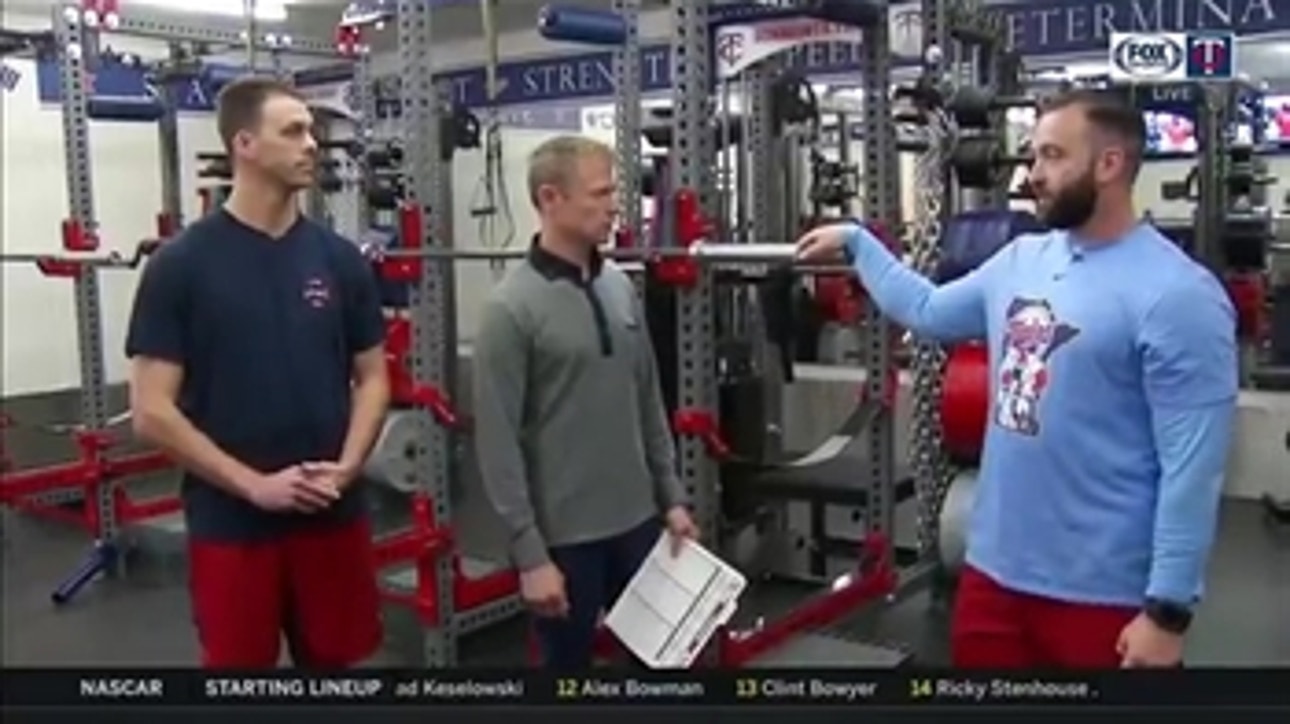 Behind the scenes: Twins weight room with Taylor Rogers