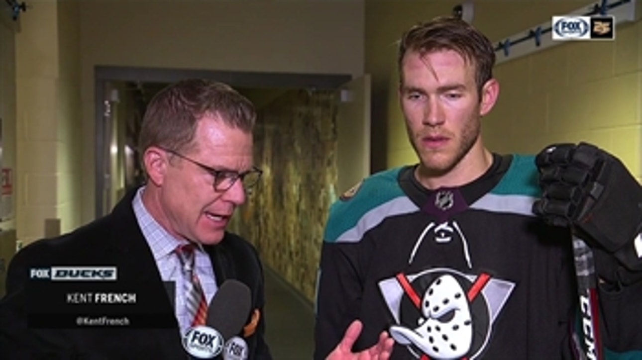 Carter Rowney talks about the emotions coming back to Pittsburgh in a Ducks jersey