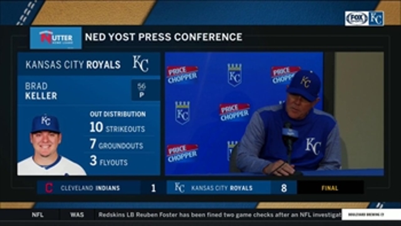 Yost on Keller's outing: 'He's such a competitor'