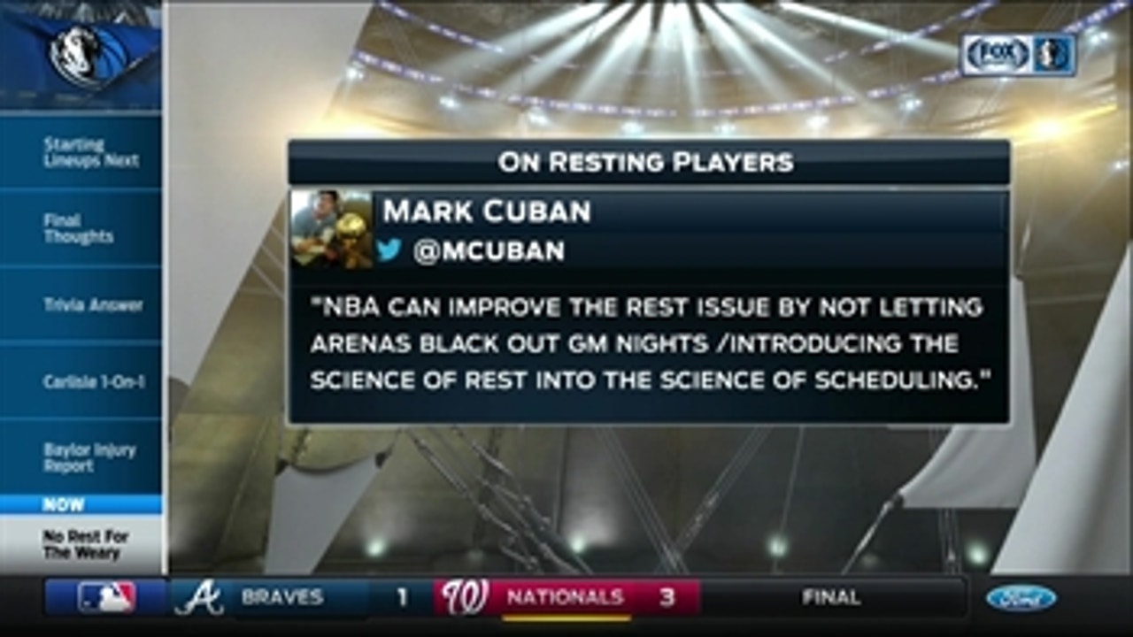 Mavs Live: Mark Cuban weighs in on rest rule