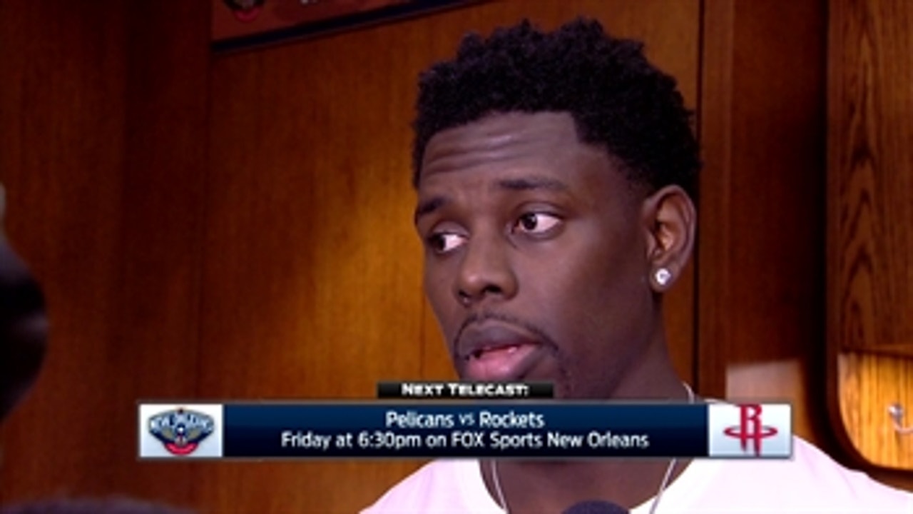 Jrue Holiday on sticking with the game plan in win