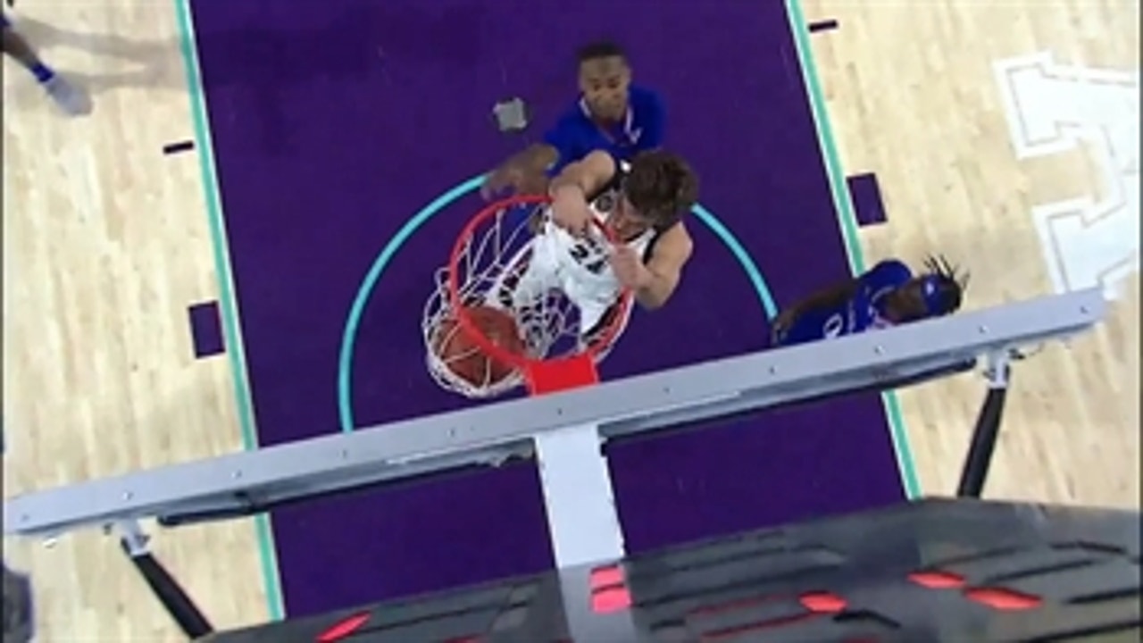 Watch No. 1 Gonzaga's win over No. 6 Kansas from exclusive 'Above the Rim' camera angle