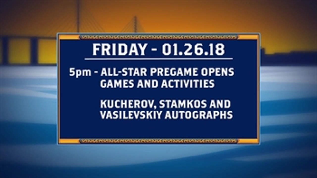Everything on tap for NHL's All-Star weekend in Tampa