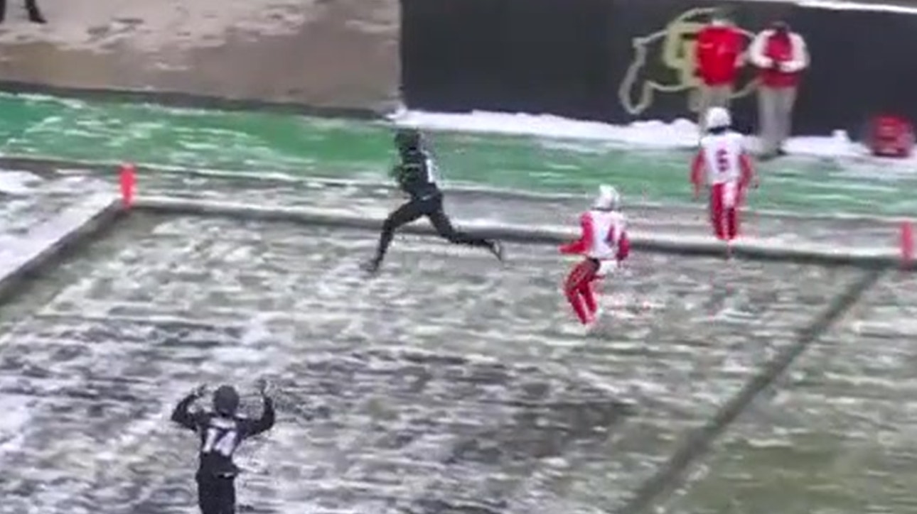 Colorado receiver Maurice Bell evens game with Utah, 7-7, with touchdown