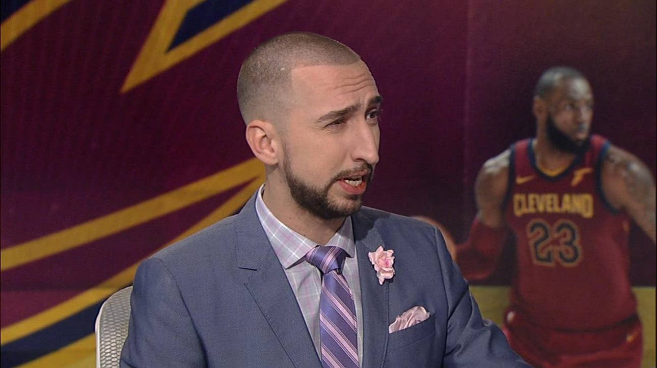 Nick Wright was thoroughly impressed with LeBron's 4th quarter vs the Knicks ' FIRST THINGS FIRST