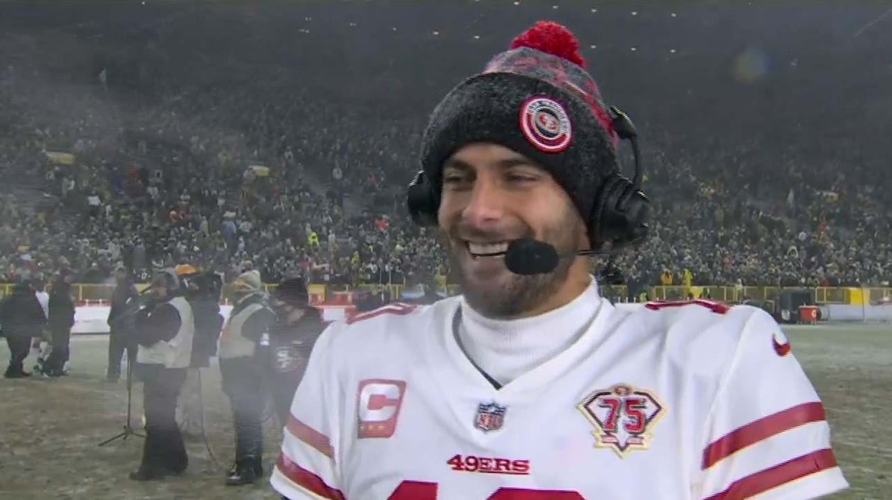 'Good as Gould' — Jimmy Garoppolo speaks on Robbie Gould's game-winning FG to advance to the NFC Championship