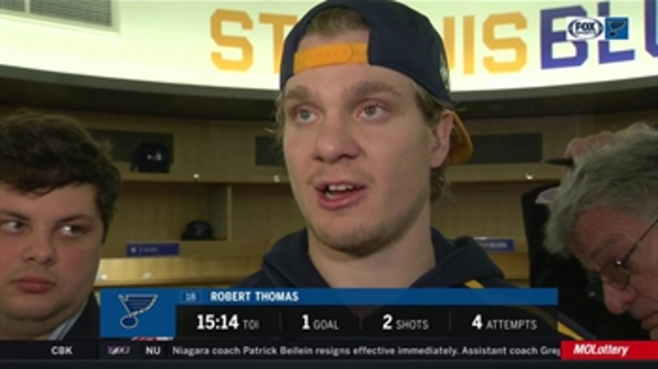 Thomas: Blues' win over Kings was 'a fun back-and-forth game'