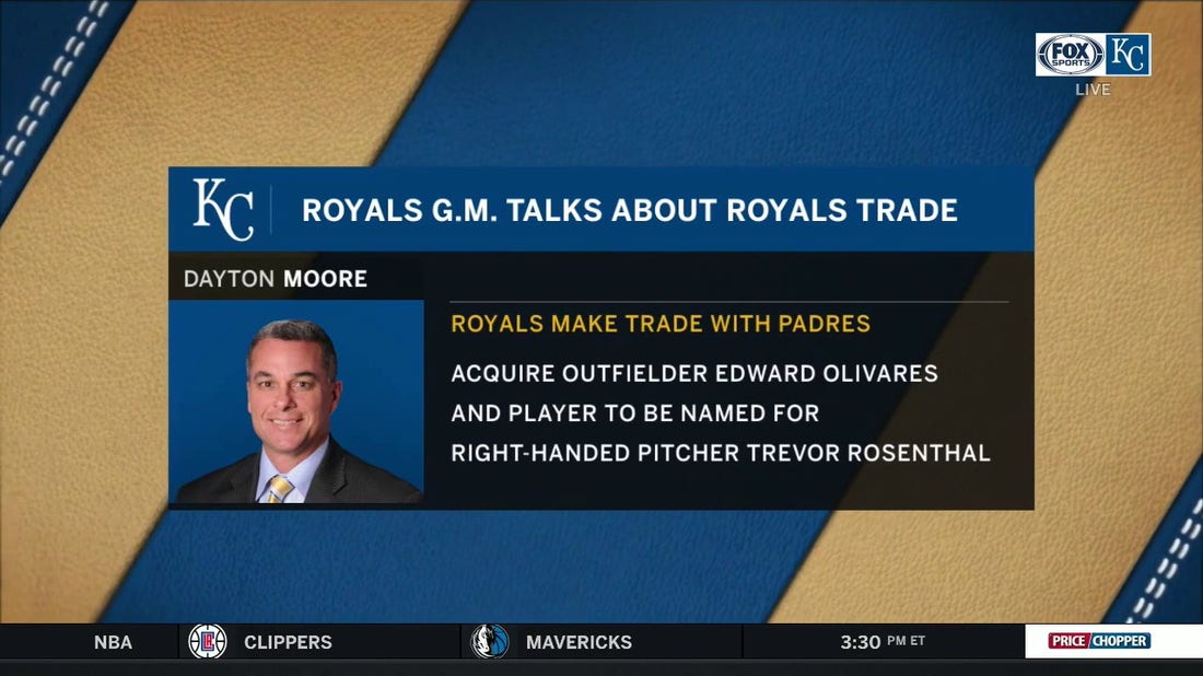 Royals trade Trevor Rosenthal to Padres