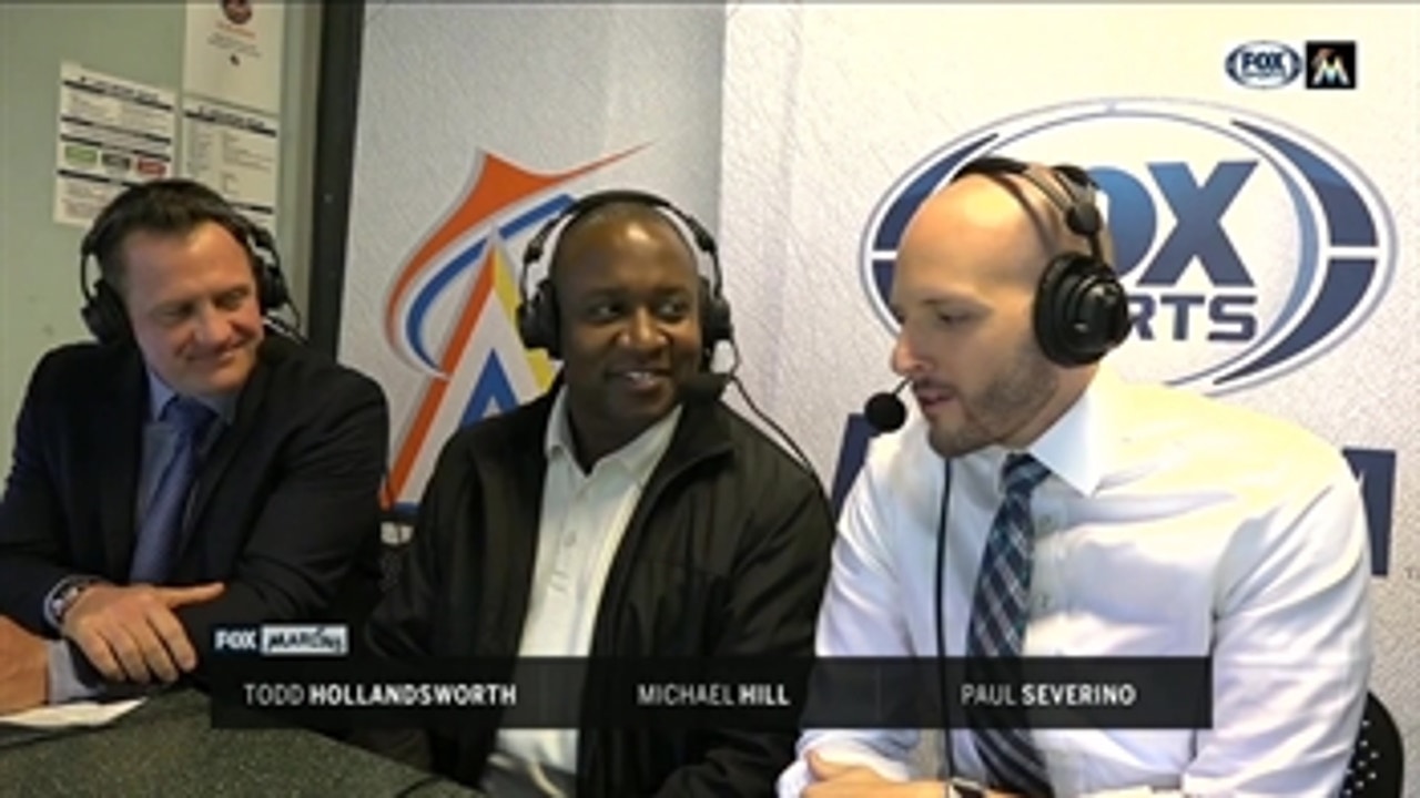 Michael Hill joins Paul Severino and Todd Hollandsworth in the booth