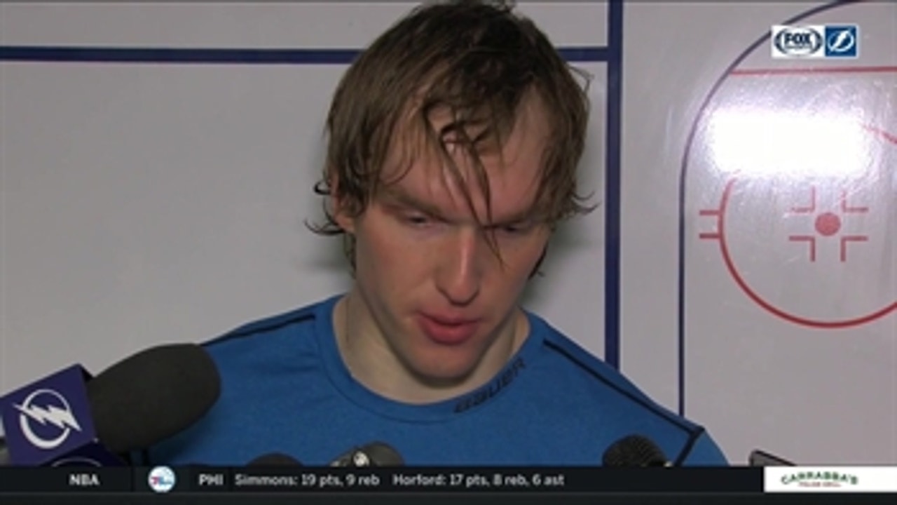 Andrei Vasilevskiy talks about his shutout performance in Lightning's 4-0 win over Coyotes