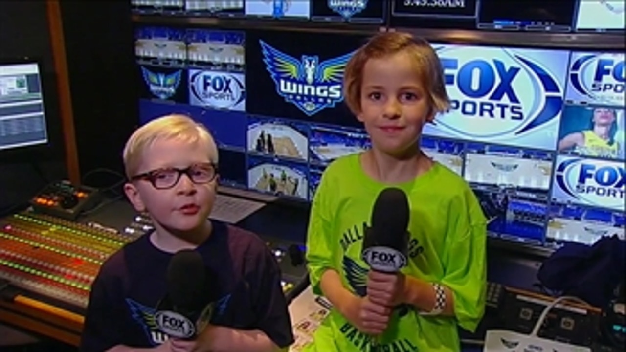 Kids Day at the Dallas Wings game