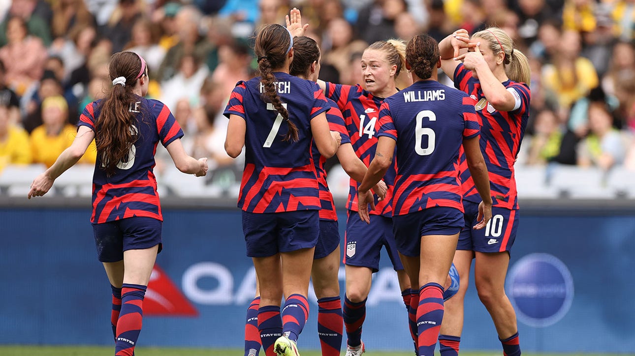USWNT ride strong second half to 3-0 win over Australia