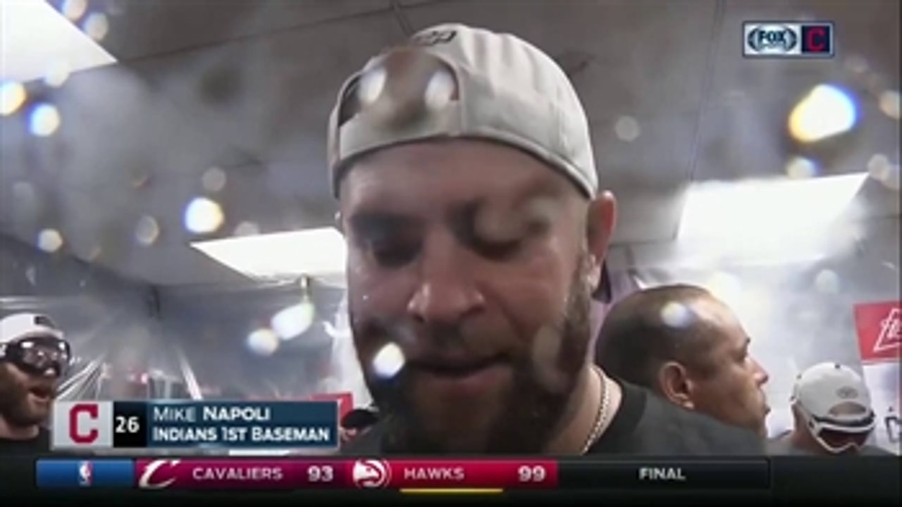 Playoff celebrations never get old for Mike Napoli