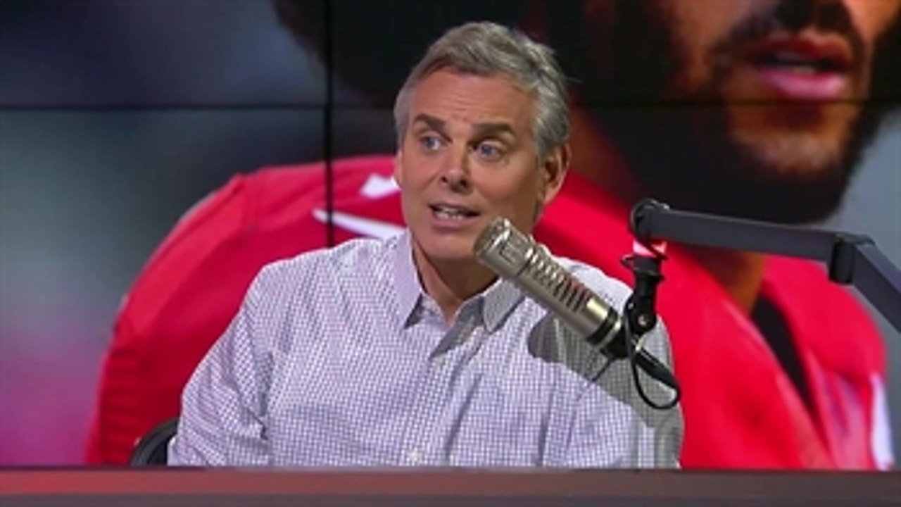 Colin Cowherd: 'Nike stood behind Tiger, stood behind Kobe and they're standing behind another polarizing guy, Colin Kaepernick'