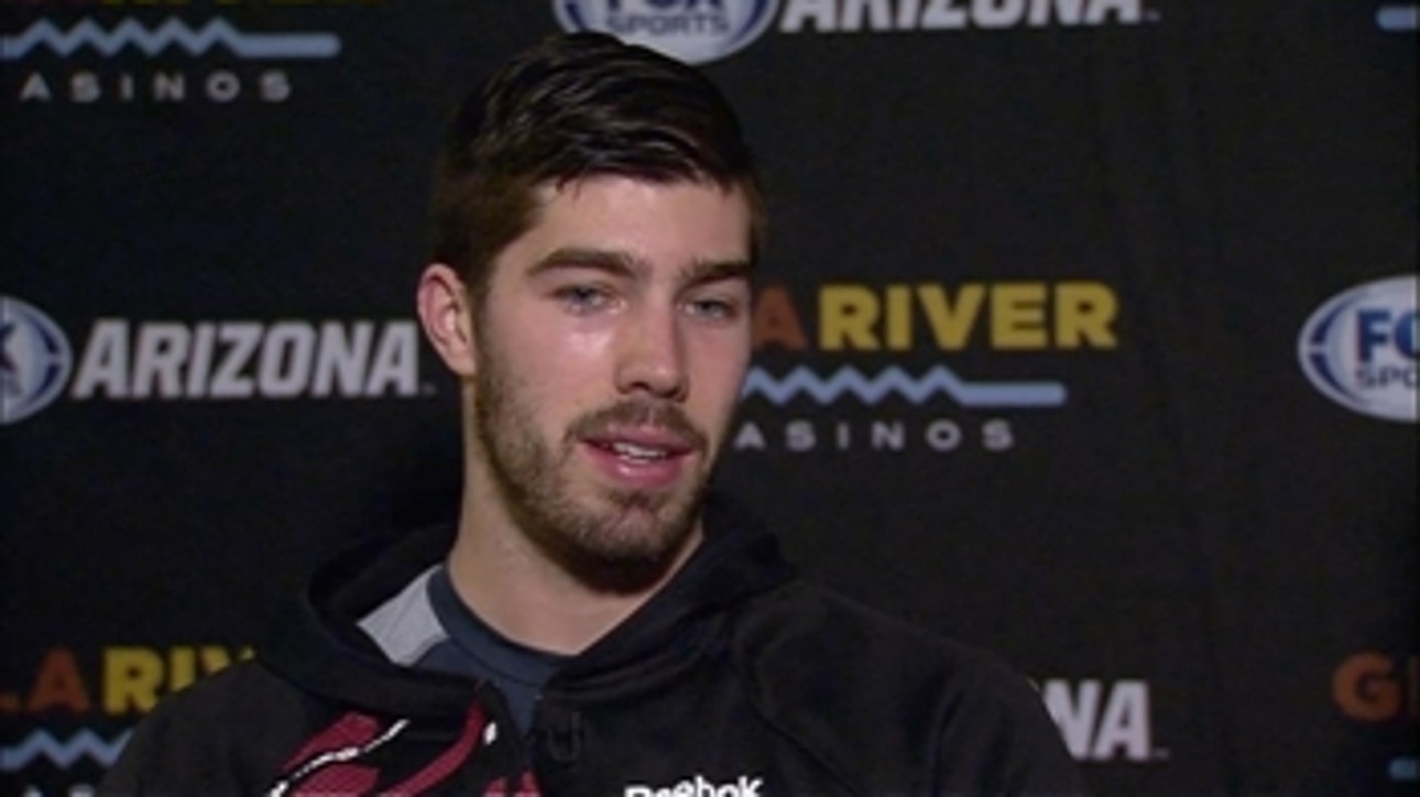 Domingue discusses first NHL start