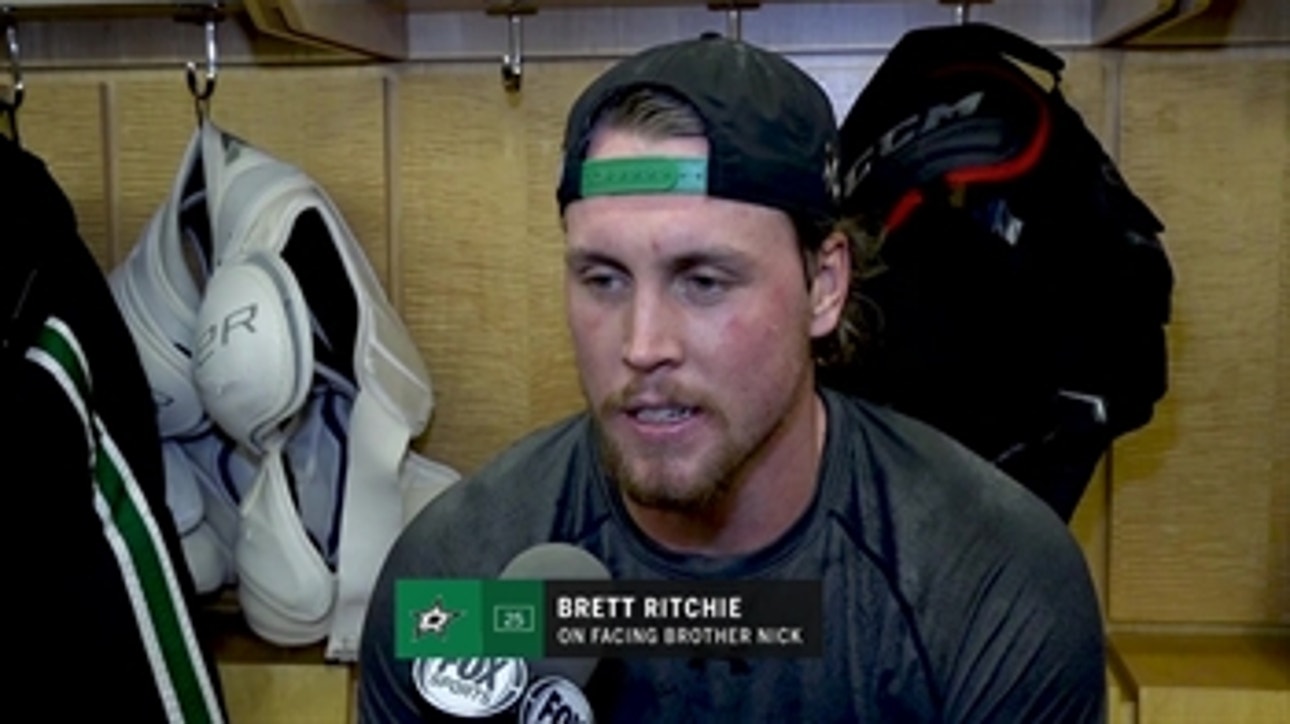 The Stars' Brett Richie talks about facing his brother, Nick Ritchie