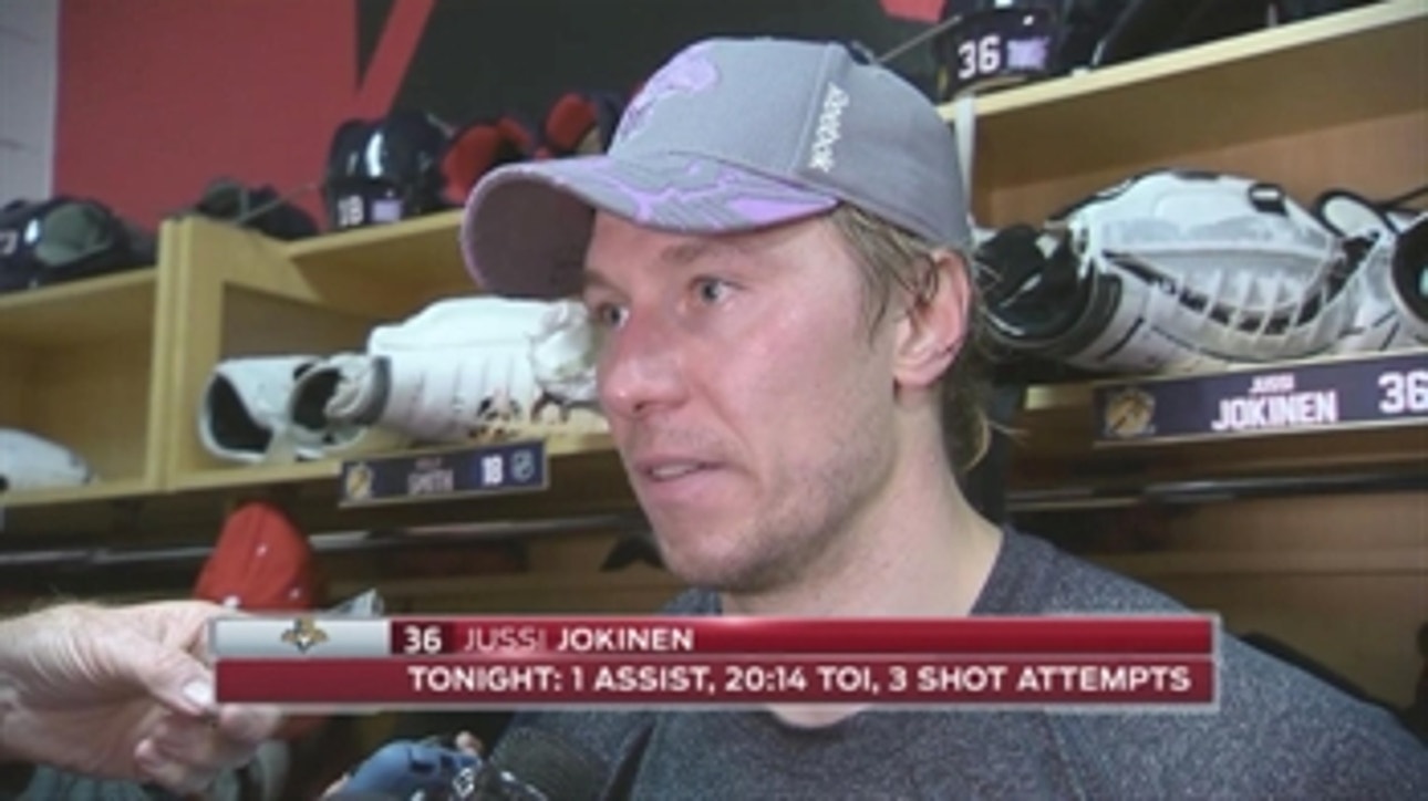 Jussi Jokinen: Really good effort from all our penalty kill guys