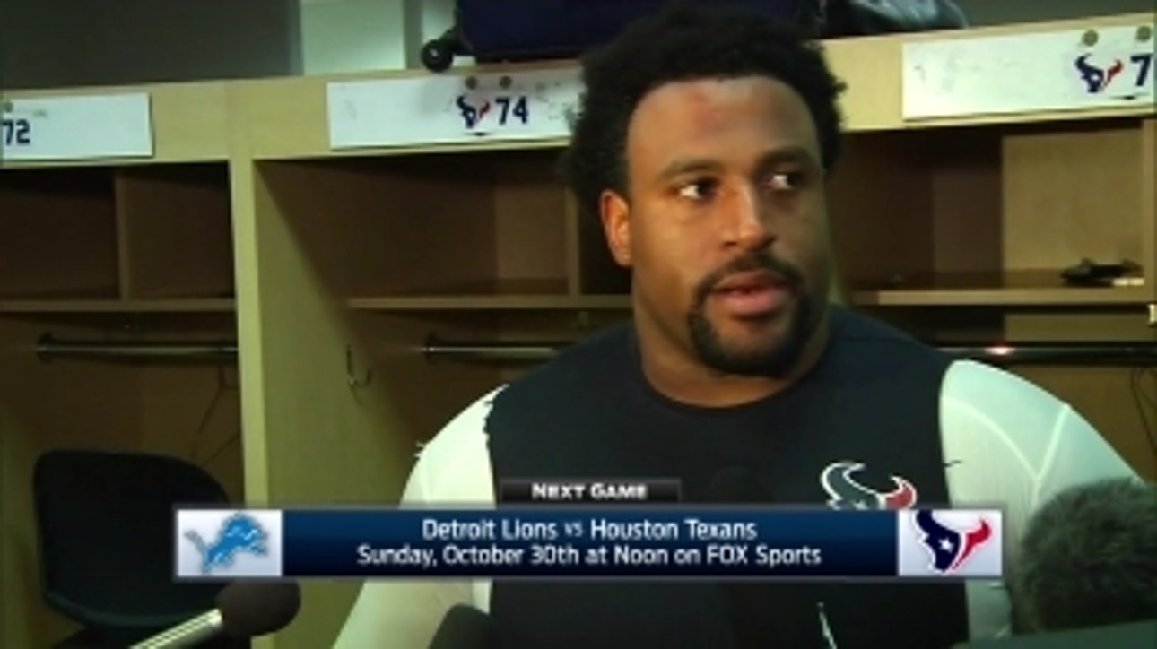 Duane Brown on need for more consistency after loss