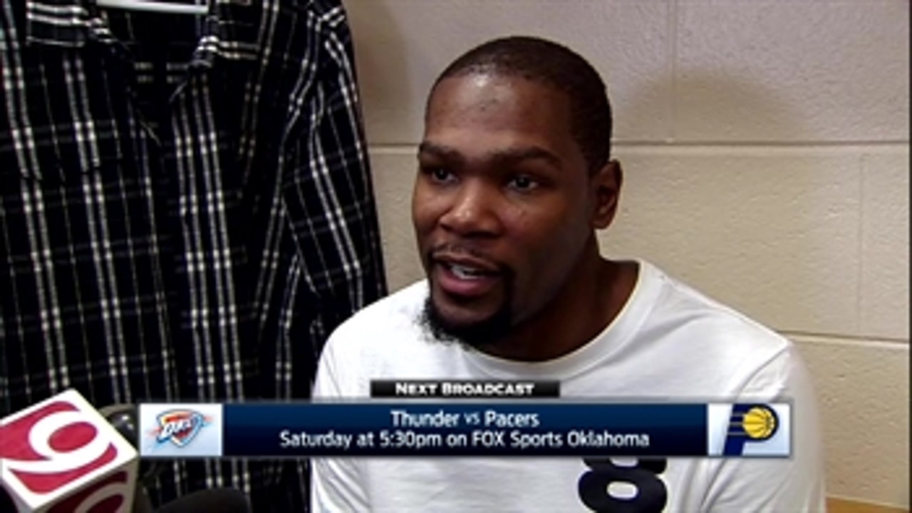 Durant: We just like the way we played tonight