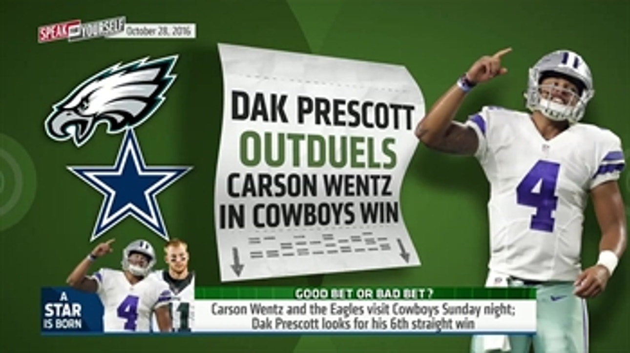 Dak Prescott will outduel Carson Wentz in a Cowboys' win | SPEAK FOR YOURSELF