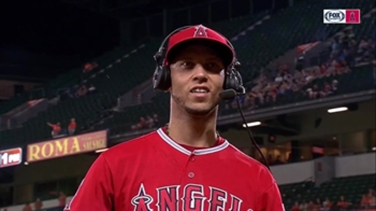 Andrelton Simmons on his four-hit game, recovering from injury and getting the Win vs. the Orioles