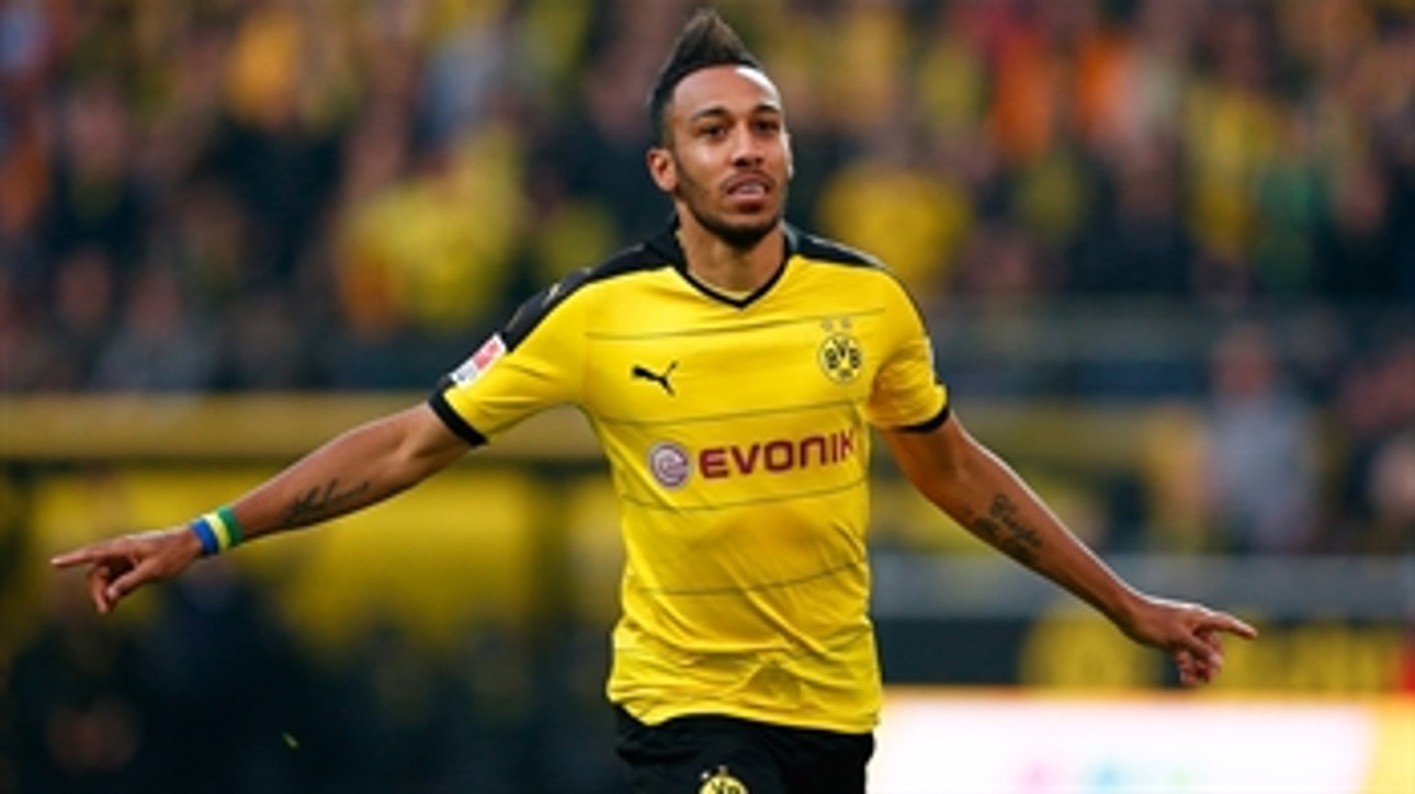Aubameyang chips the keeper to put Dortmund in front ' 2015-16 Bundesliga Highlights