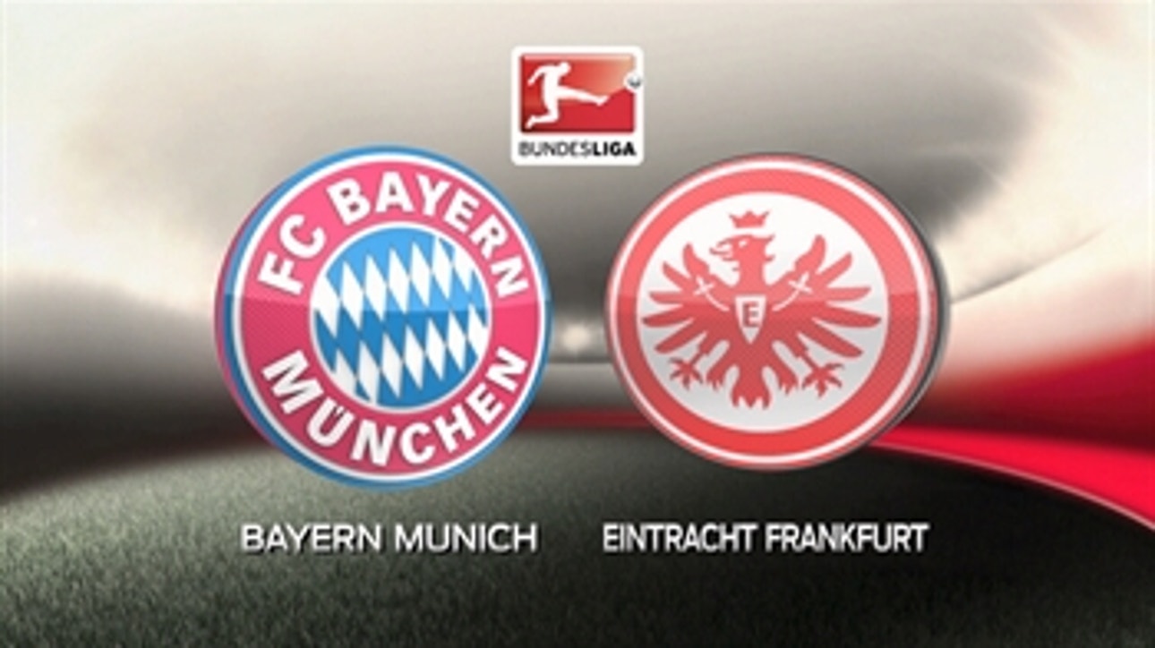 Bayern Munich vs. Eintracht Frankfurt ' 2015-16 Bundesliga Highlights
