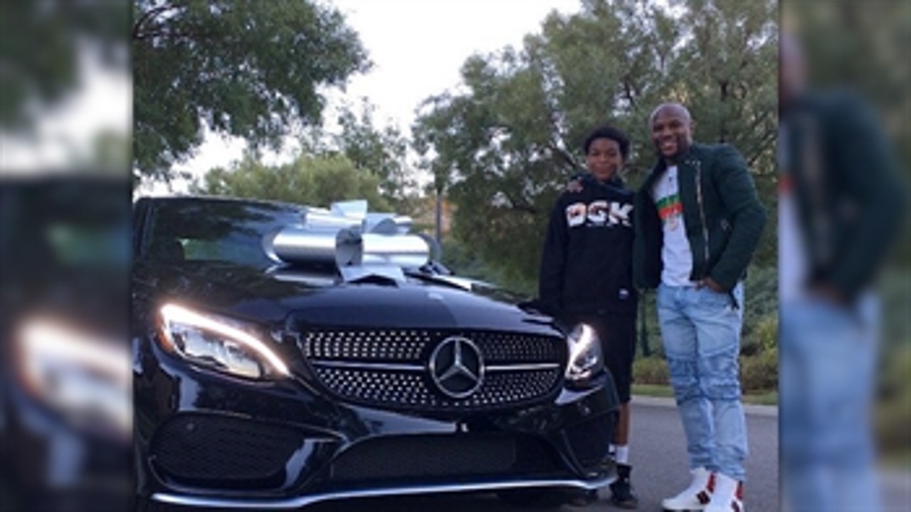 Floyd Mayweather bought his son a sweet car for his 16th birthday