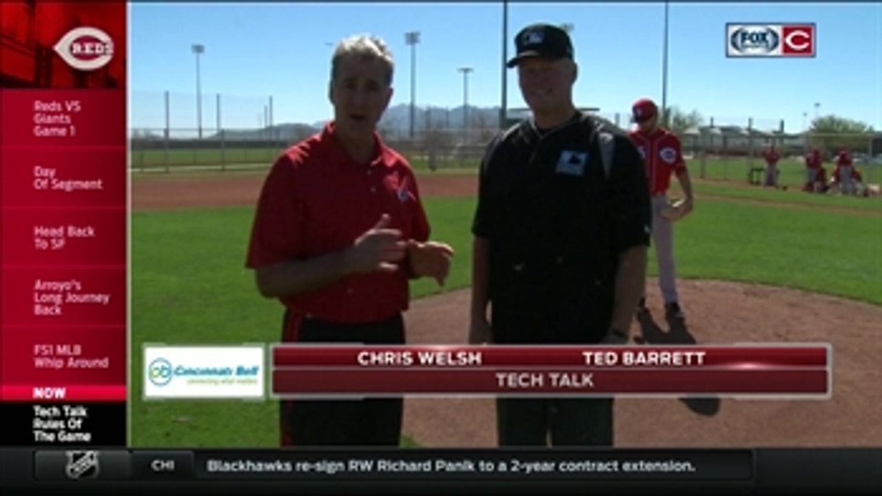 Tech Talk: Chris Welsh and Ted Barrett talk the balk