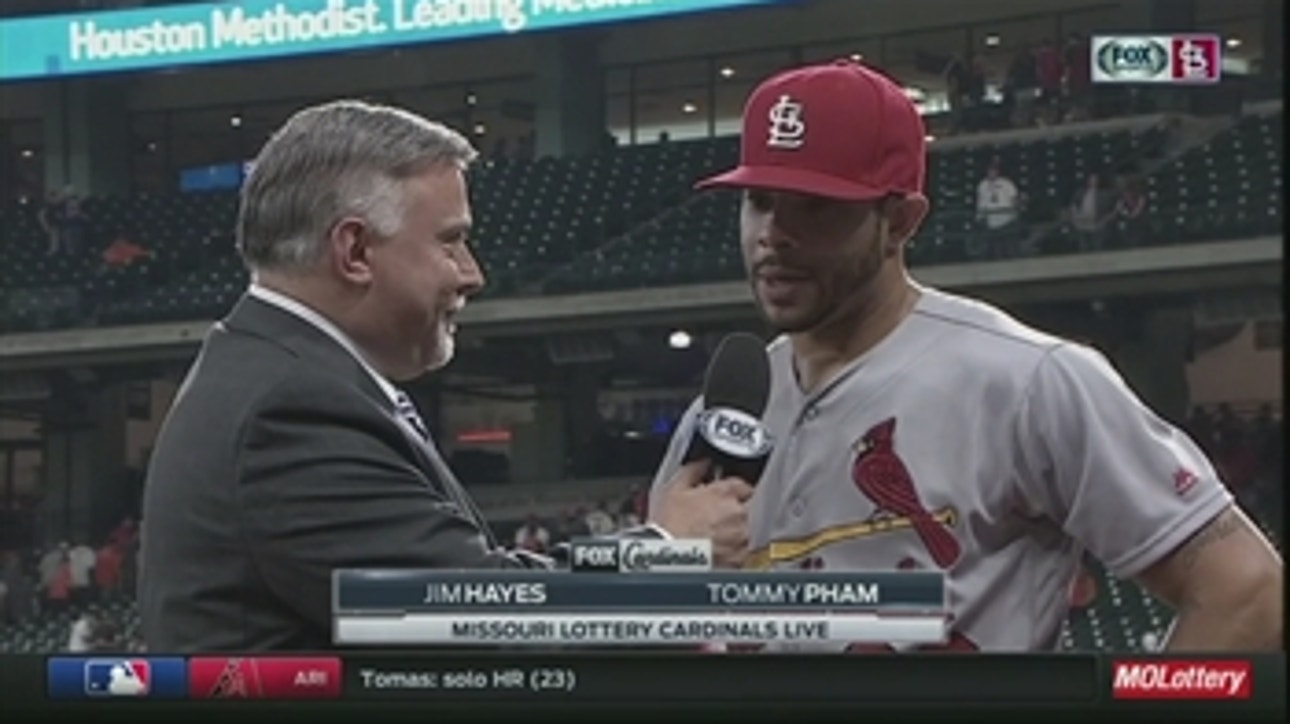 Tommy Pham: 'I just went with the pitch' on fifth-inning homer