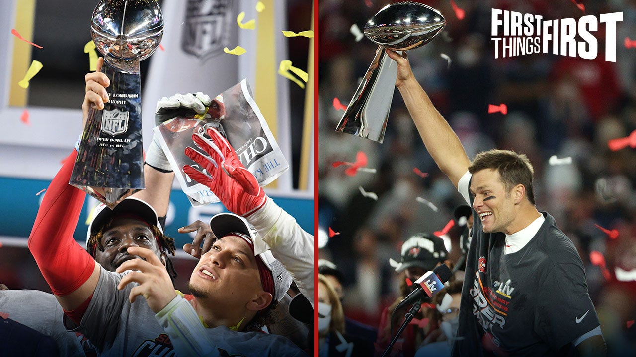Nick Wright decides who has a better path to SB LVI: Bucs or Chiefs? | FIRST THINGS FIRST