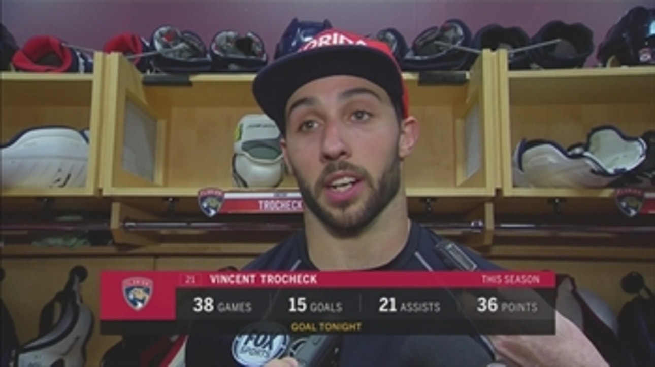 Vincent Trocheck: We locked it down in the 2nd and 3rd periods
