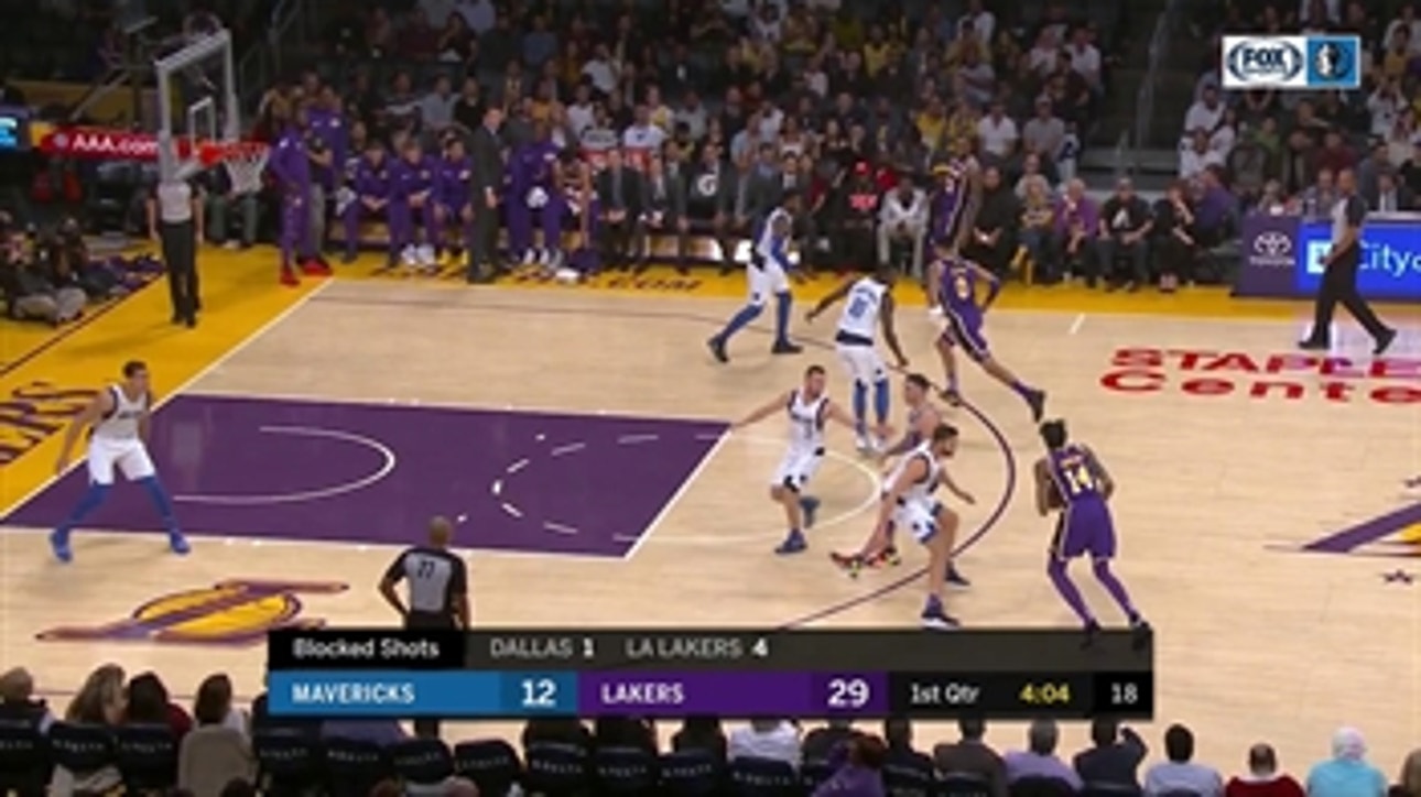 HIGHLIGHTS: Maxi Kleber BLOCKS Brandon Ingram ' Dallas Mavericks at LA Lakers