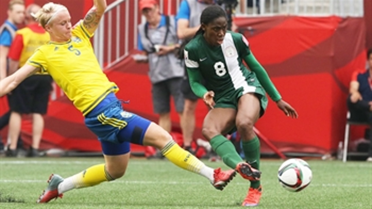 Nigeria's Oshoala levels 2-2 against Sweden - FIFA Women's World Cup 2015 Highlights