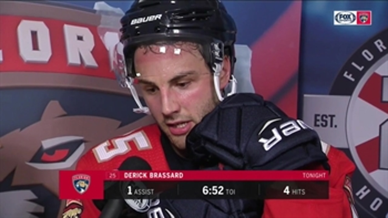 Derick Brassard discusses emotion playing his former team, character of Panthers