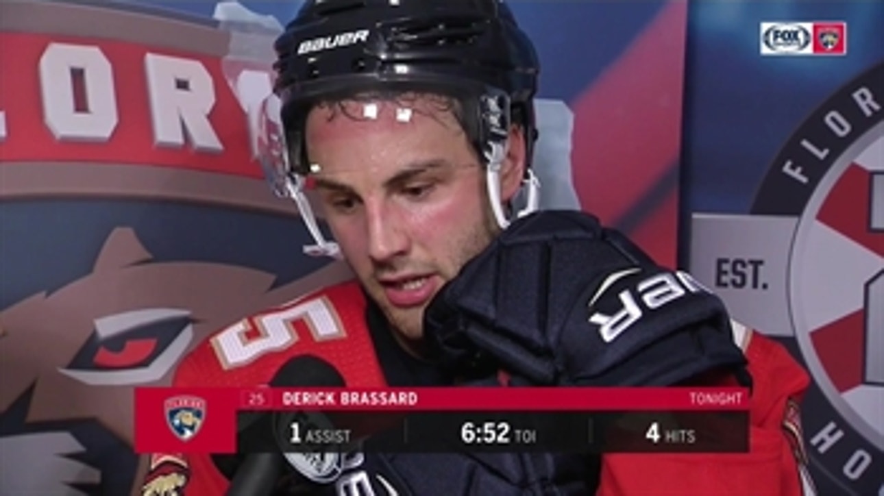 Derick Brassard discusses emotion playing his former team, character of Panthers