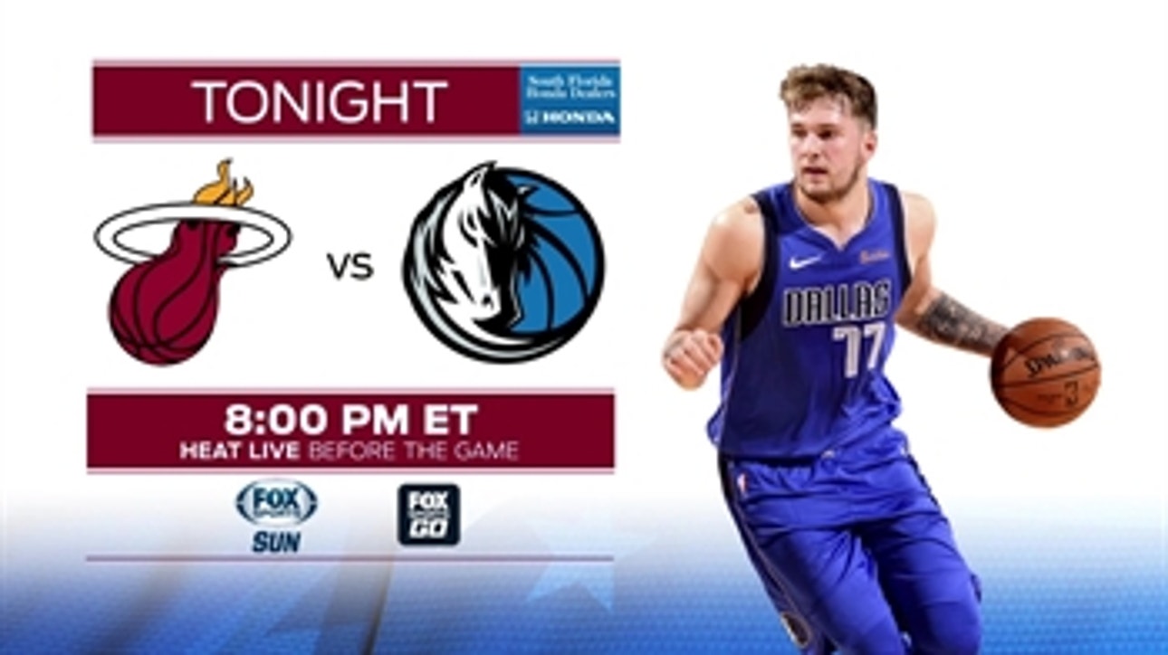 Heat square off against Mavericks in final game before All-Star break