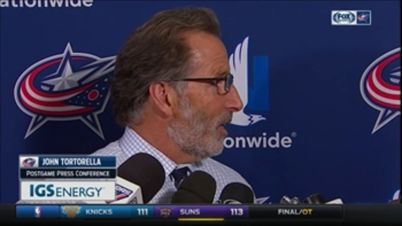 Torts pleased with young Blue Jackets taking advantage of opportunities
