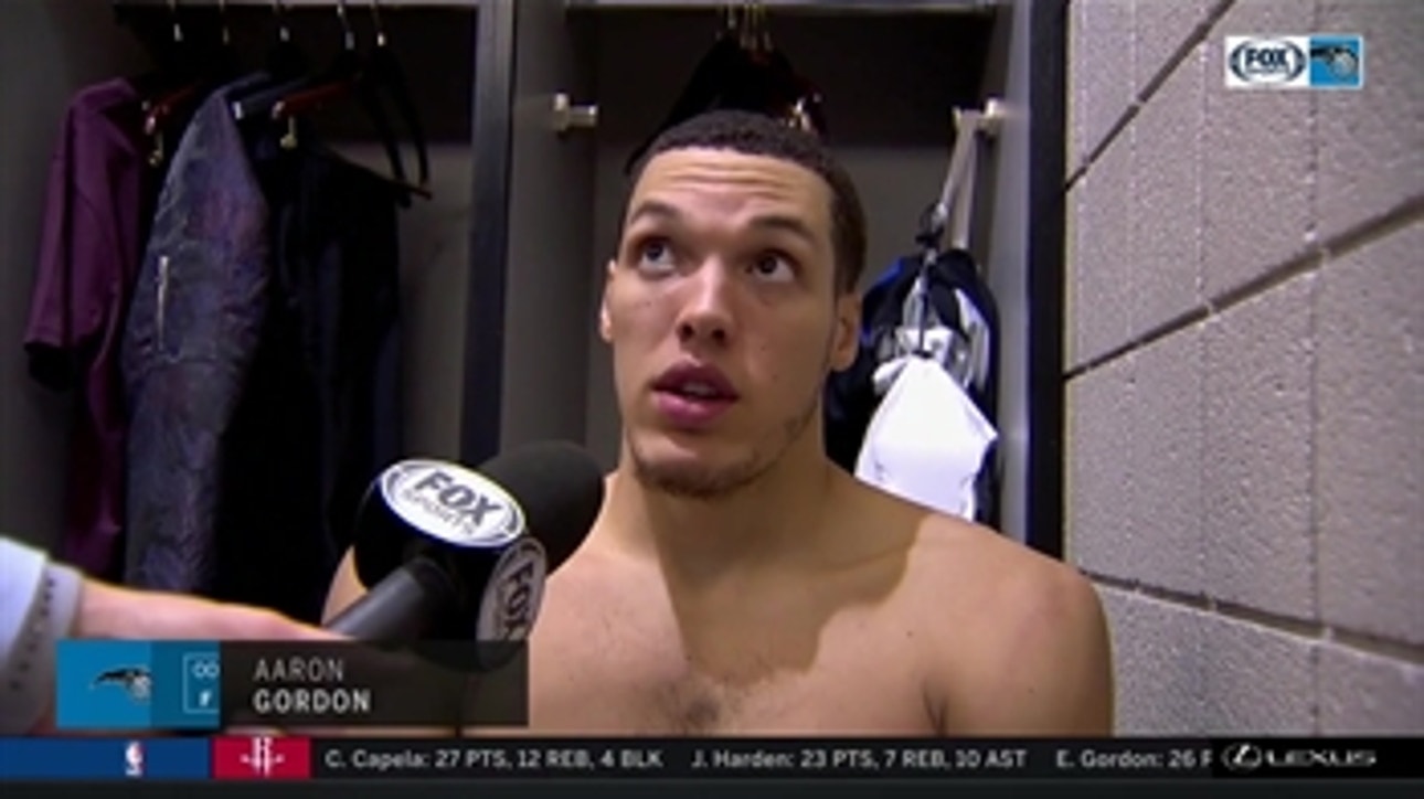 Aaron Gordon discusses how his body feels after win in Phoenix, how "proud" he is of this team